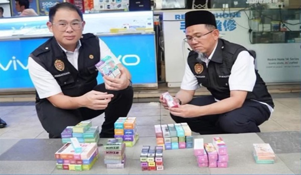 Antara produk vape yang dirampas dalam Op Selamat Paru-Paru / Foto RTM